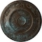 Ekena Millwork Nestor Ceiling Medallion (Fits Canopies up to 5"), 25 7/8"OD x 2 1/4"P, Bronze Blue Patina CM25NEBBS - alternate 1